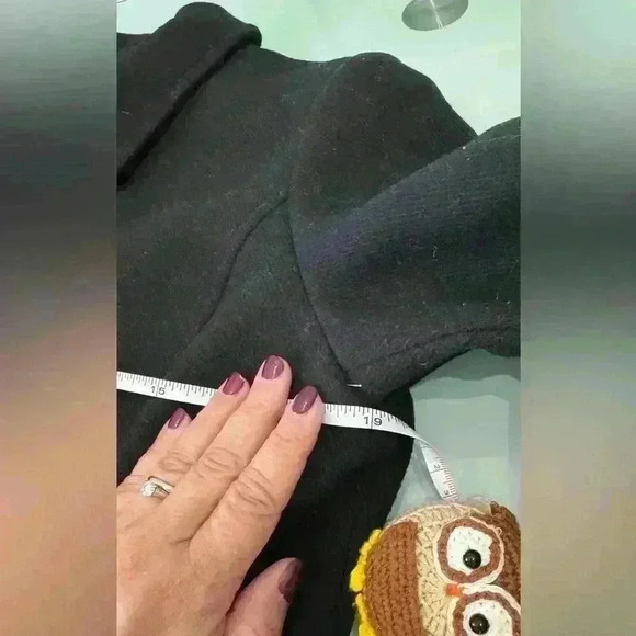 Kate Spade Black Wool Blend Peplum Pea Coat Jacket - Picture 11 of 11